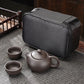 Purple Clay Travel Tea Kit Travel-Friendly Kung Fu Teaware