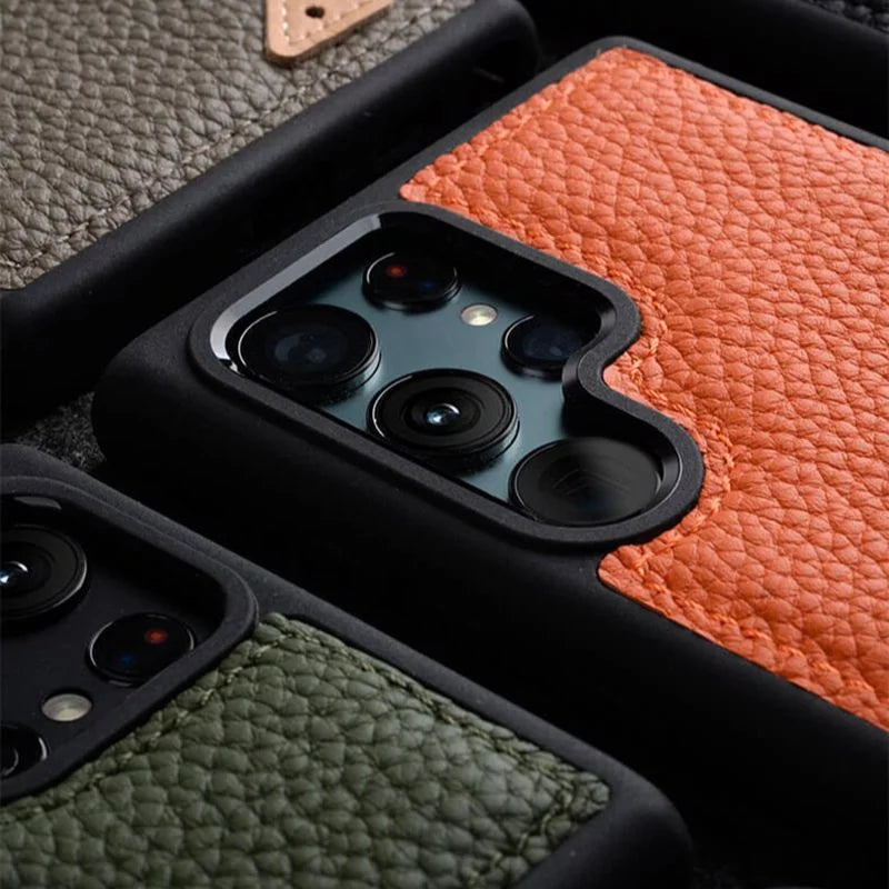 Leather Phone Case S22 Deluxe Cover Fall 2025 Protection