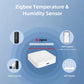 Tuya ZigBee Smart Temperature and Humidity Sensor Battery Powered for Smart Household Security with Alexa and Google Household