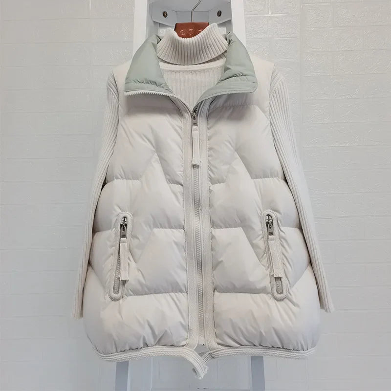 Light Women’s Puffer Vest - Short Relaxed, Duck Down