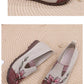 Women’s Breathable Flats - Slip-On Mesh, Embroidered