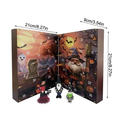 Seasonal Decor 2025 – 24-Day Halloween Gnome Countdown Calendar
