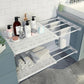 Wall-Mounted Flexible Shelves - Household Organizers for Closet, Bathroom & Kitchen Storage
