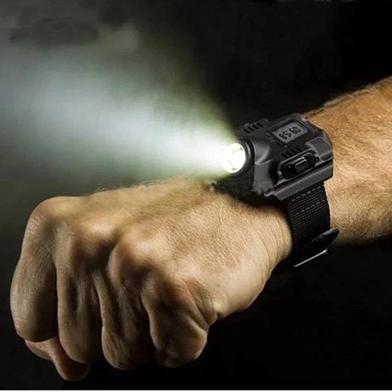 Travel-Friendly Wrist Light USB Battery-Powered Tactical LED Handsfree