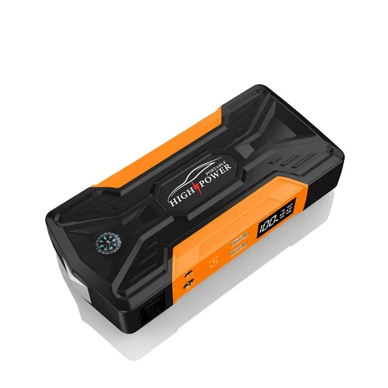 Car Jump Starter With Pump Travel-Friendly 12V Emergency Power Bank Kit 99800mAh Fall 2025 Gift