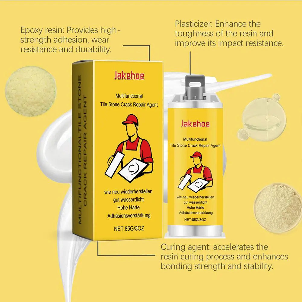 Tile2026 Edition Crack Repair Kit Silicone Sealant Multifunctional Tile Stone Repair Agent DIY Household Improvement Fall