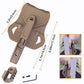 Pistol Nylon Belt Holster - Universal Fit for Double Stack 9mm Handguns, Airsoft and Outdoor Carry