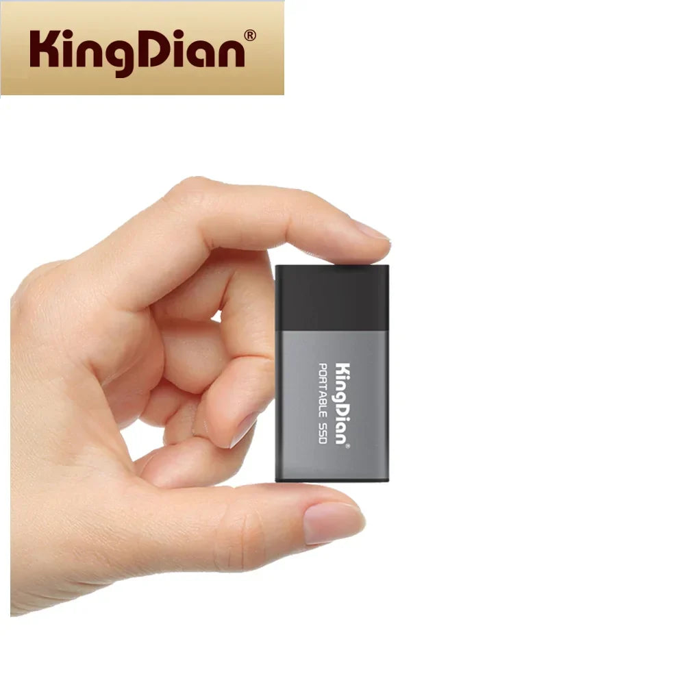 Travel-Friendly SSD USB 3.0 Type C External Pocket Drive Fall 2025 Holiday Gift Fast Dependable Backup For Business Travel