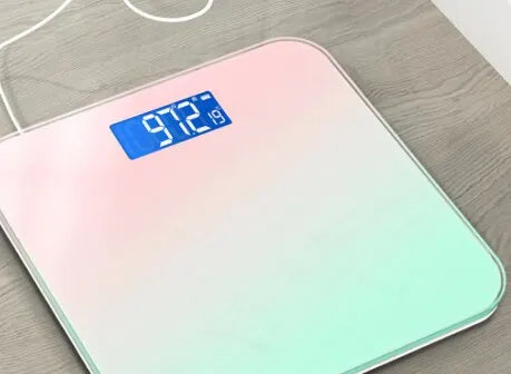 Gradient Smart Glass Body Scale With LCD Digital Display