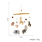 Crib Baby Mobile Wooden Nursery Newborn Sensory Toys