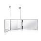 Makeup2025 Edition Mirror Retractable Hanging Three Fold Vanity Mirror Travel-Friendly Flexible Travel Back To School