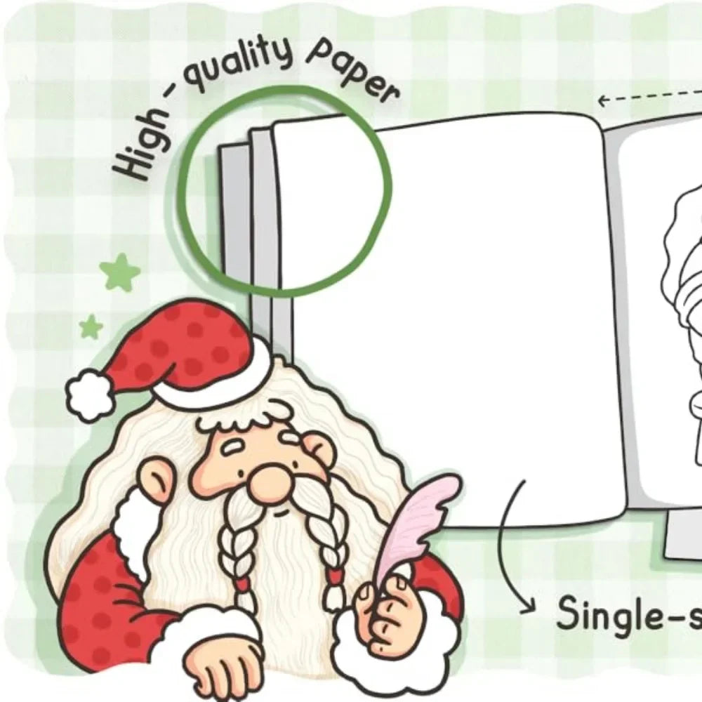 Christmas2025 Edition Coloring Book For Kids - Mindful Fun, Family Bonding Holiday Gift