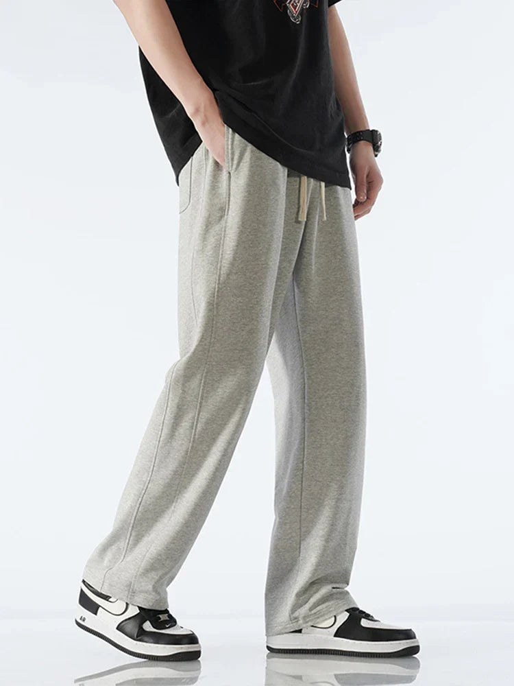 Premium Cotton Joggers for Men and Women, Lightweight Breathable Track Pants with Adjustable Fit, Casual and Sporty Style-4