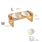 Dog Bowl Stand Flexible Bamboo Elevated Feeder, Wooden Pet Bowl Holder Fall 2025 Comfort-Grip Neck Maintenance