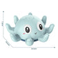 Baby Bath Toys Motor-Driven Octopus Sprinkler with Music LED Light for Kids
