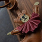 Leather PU Bag Charm Personal Dancing Bear Keychain Gift