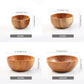 Wooden Acacia Bowl Japanese Style Salad Bowl Ramadan