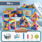 Magnetic Building Blocks Kit for Kids - Montessori Educational Toy for Toddlers, Creative Magnet Construction Gift