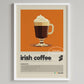Wall Coffee Art Six Panel Minimalist Kitchen Cafe Decor