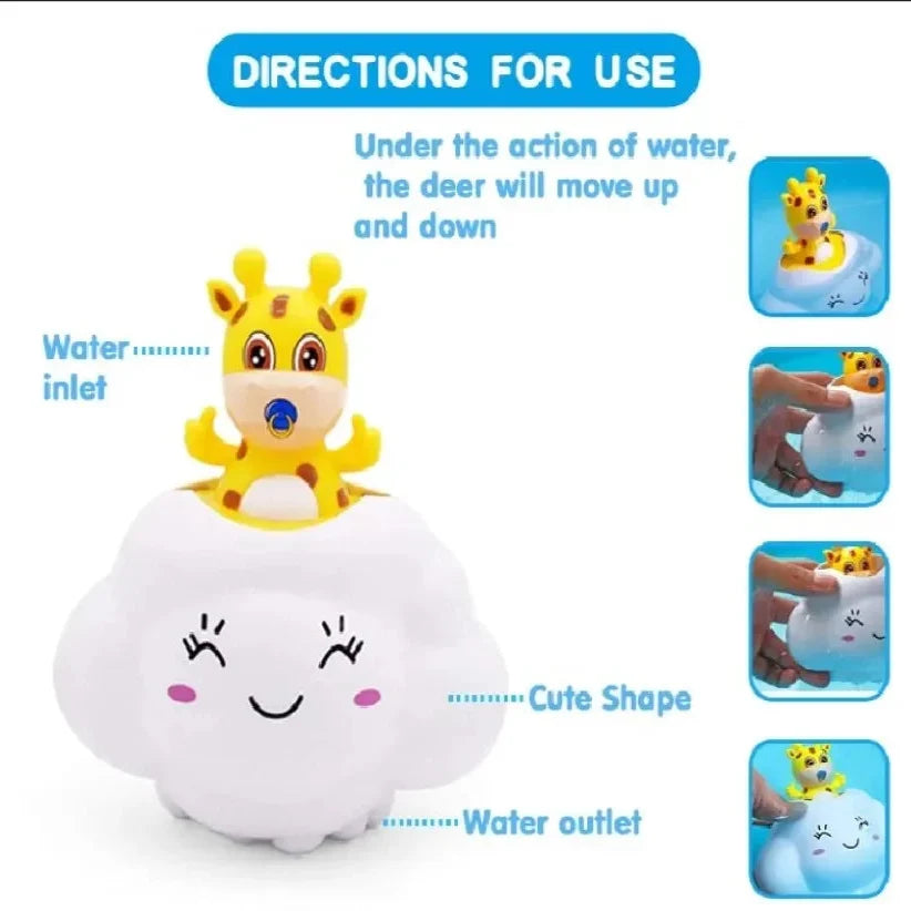 Baby Bath Toy Spraying Clouds - Cute Swimming Shower Device for Kids