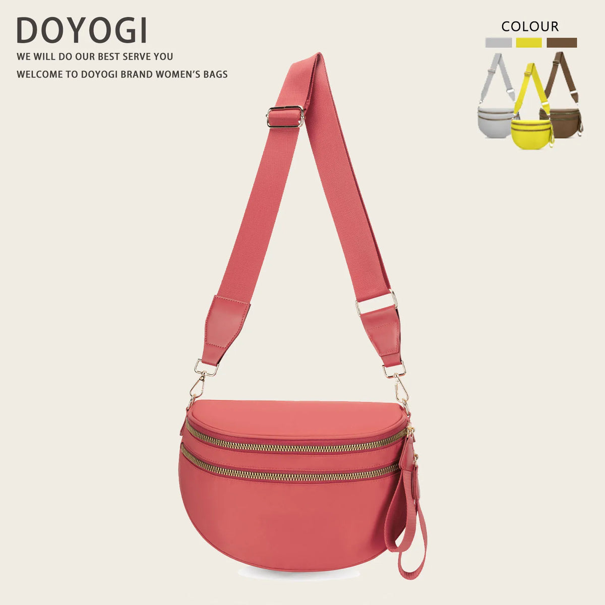 checkered nylon, box shape, travel and daily use – Multi-Use unisex crossbody bum bag