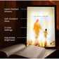 LED Jesus 4D Wall Art Lamp Picture Frame PVC Devotional