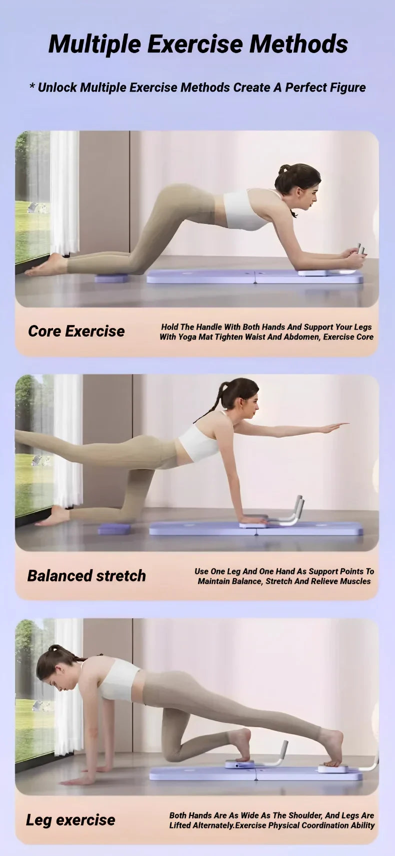 Abdominal Fitness Board Push Up Slimming Household Workout