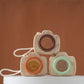 Wooden Montessori Camera Toy for Kids, BPA Free, Light, Sensory Play Gift for Toddlers and Young Children
