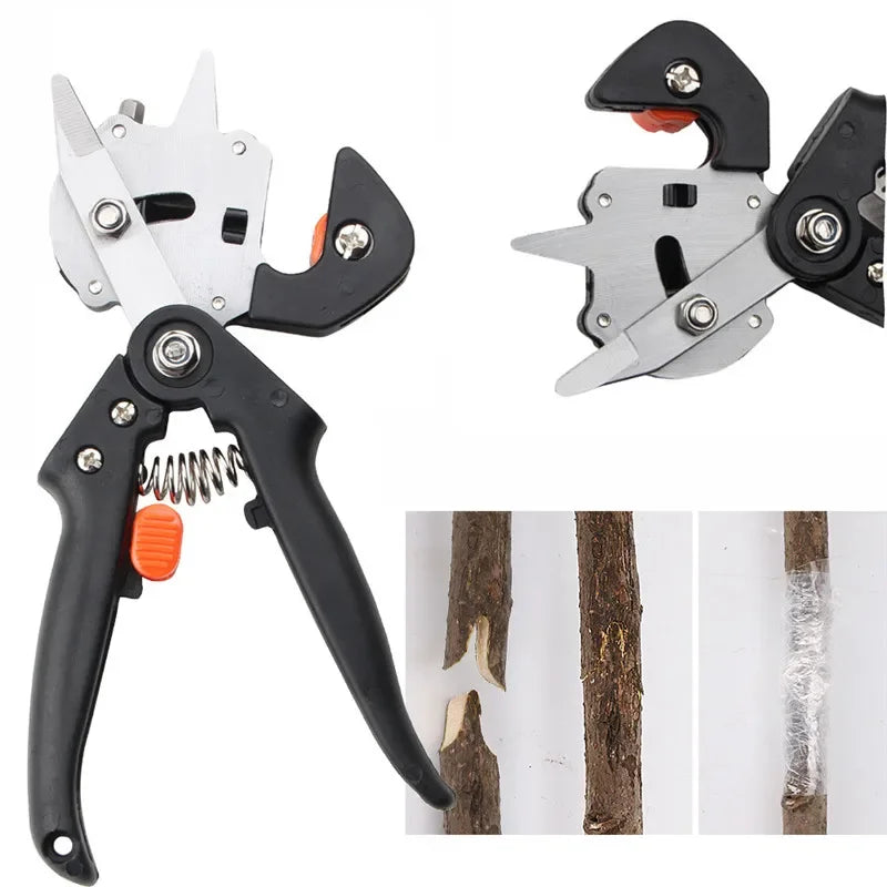 Pro-Grade Garden Grafting Device Kit - Stainless Steel Pruning Shears for Fruit Trees and Branches