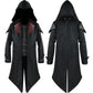 Medieval2025 Edition Assassin Hooded Jacket Costume Halloween