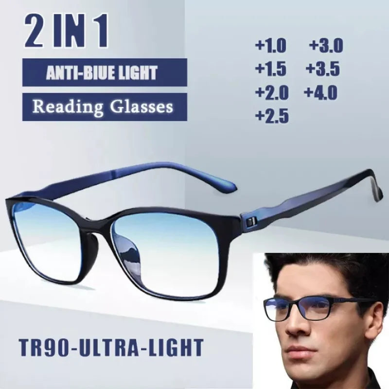 Glasses Reading Anti Blue Light Presbyopic Computer Eyewear Back To School 2026 Trend Unisex