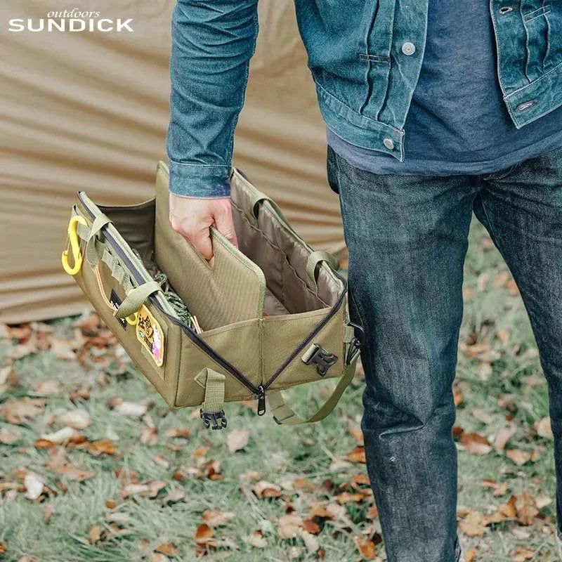 Camping Gear Storage Bag Outdoor Organizer Fall 2026 Water-Resistant Abrasion Resistant Shoulder Strap Included