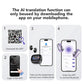 Wireless2026 Edition Earbuds Open-Ear Translation Earphones Real-Time Language Translate 135 Languages For Travel, Office Fall