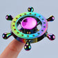 Spinner Fidget Metal Toy Rainbow Spinner R118 60mm Stress Relief for Adults and Kids