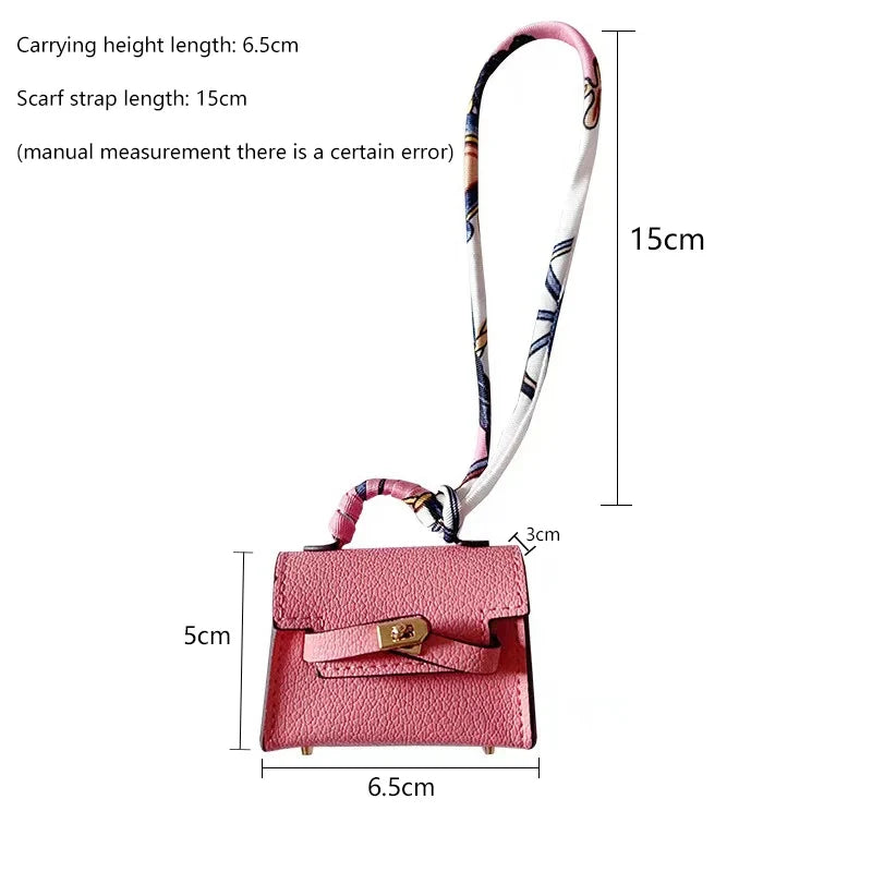 Inspired Birkin Mini Hand Bag - Business Bag Charm