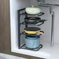 Flexible Pot Rack Stainless Steel Multi Layer Organizer