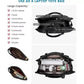 Lunch Insulated Bag Black Shoulder Laptop Bag 2-in-1 Large Capacity Back to School 2026 Gift