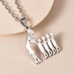 Mother's Day Gift Children Family Stainless Steel Jewelry – Silver Stainless Steel Mother & Kids Pendant Necklace