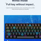 60 Percent Mechanical Mini Keyboard Wired RGB Travel-Friendly