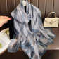 Light Flowy Women’s Silk Scarf - Long Sheer Wrap