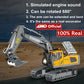 Remote2025 Edition Control Excavator Toy 4WD Construction Vehicle Battery Included Kids Gift Fall