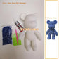 Diamond Painting Kit 5D Full Drill Crystal Bear Doll Christmas 2025 DIY Rhinestone Mosaic Sparkling Household Decor Gift