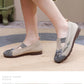 Women’s Breathable Flats - Slip-On Mesh, Embroidered