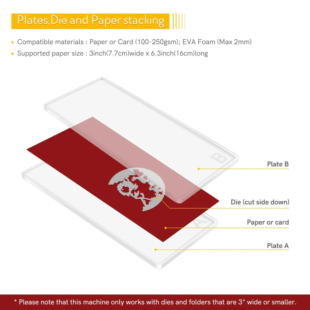 Die Cutting Machine Mini Hand-Operated Hand Crank Craft Device