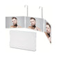 Makeup2025 Edition Mirror Retractable Hanging Three Fold Vanity Mirror Travel-Friendly Flexible Travel Back To School