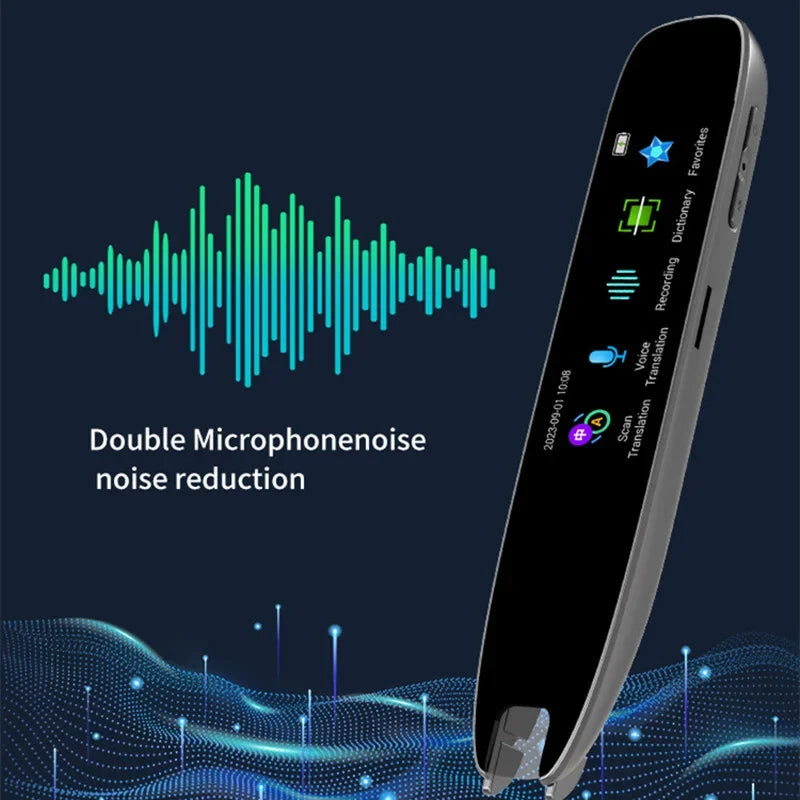 Smart Multifunctional Voice Translator Pen A26 - Real-Time Language Dictionary for Travel