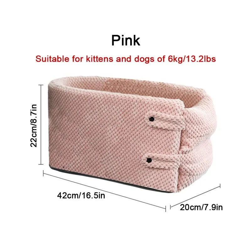 Dog Car Seat Travel-Friendly Carrier Bed Booster Seat Road Trip 2025 Travel Safety Cozy Sturdy Pet