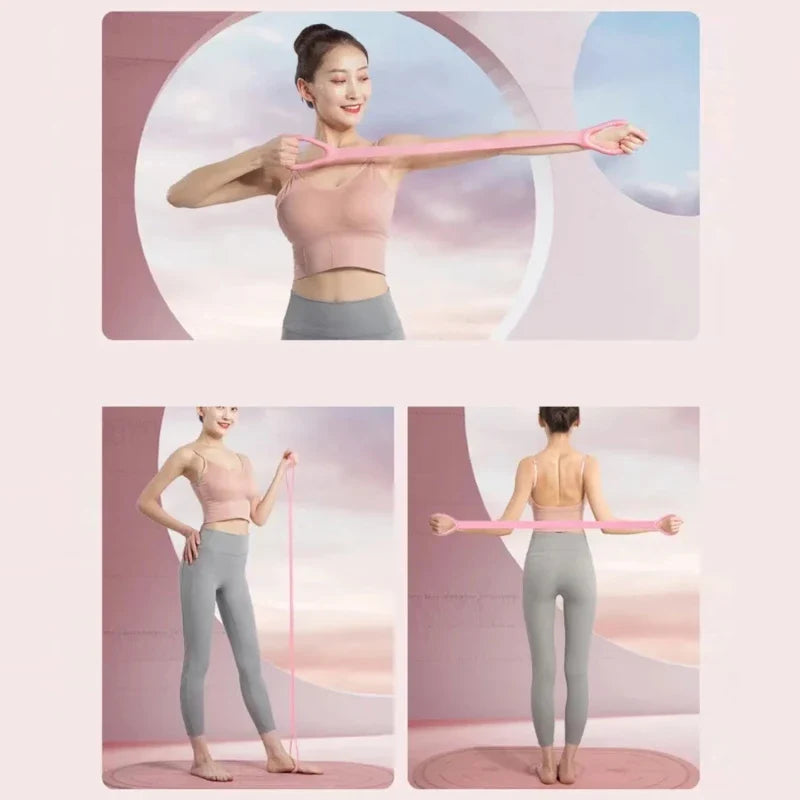Sturdy Fitness Resistance Band - Elastic Workout Equipment for Household Training & Yoga