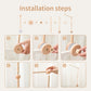 Crib Baby Mobile Wooden Nursery Newborn Sensory Toys