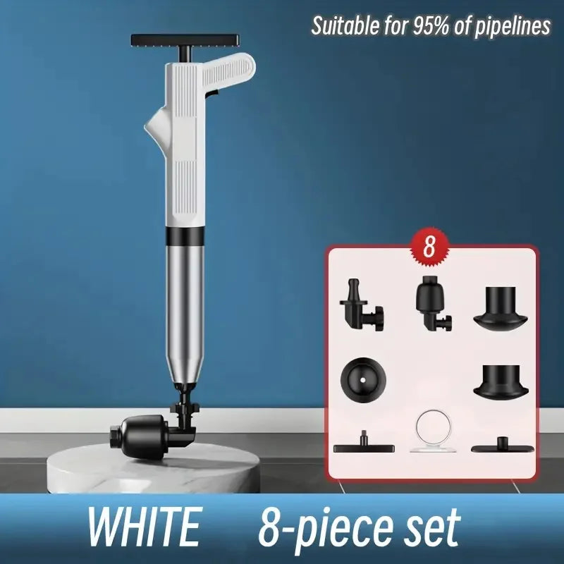 Toilet2026 Edition Plunger Kit Pipe Cleaning Device For Drains Unblocker For Toilets And Sinks DIY Household Repair